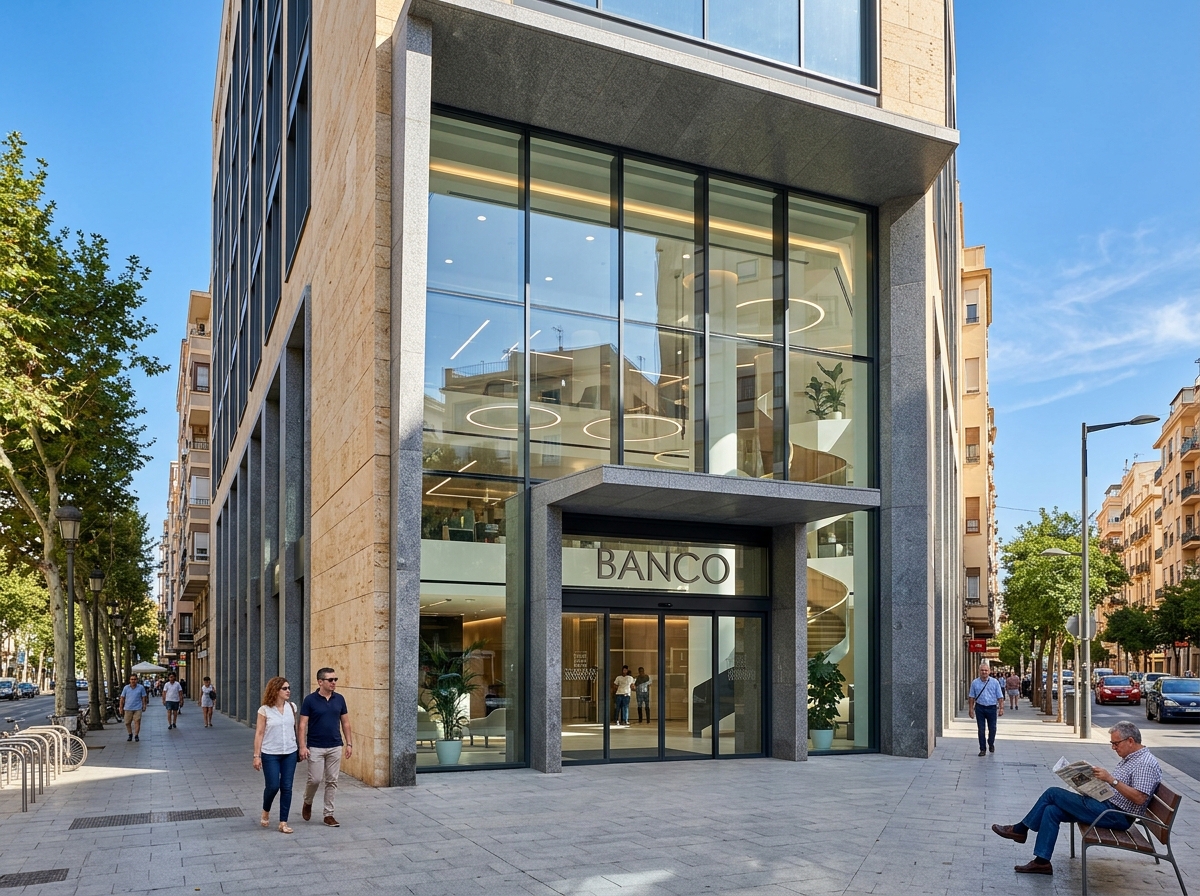 Implantación y arquitectura de sucursales bancarias