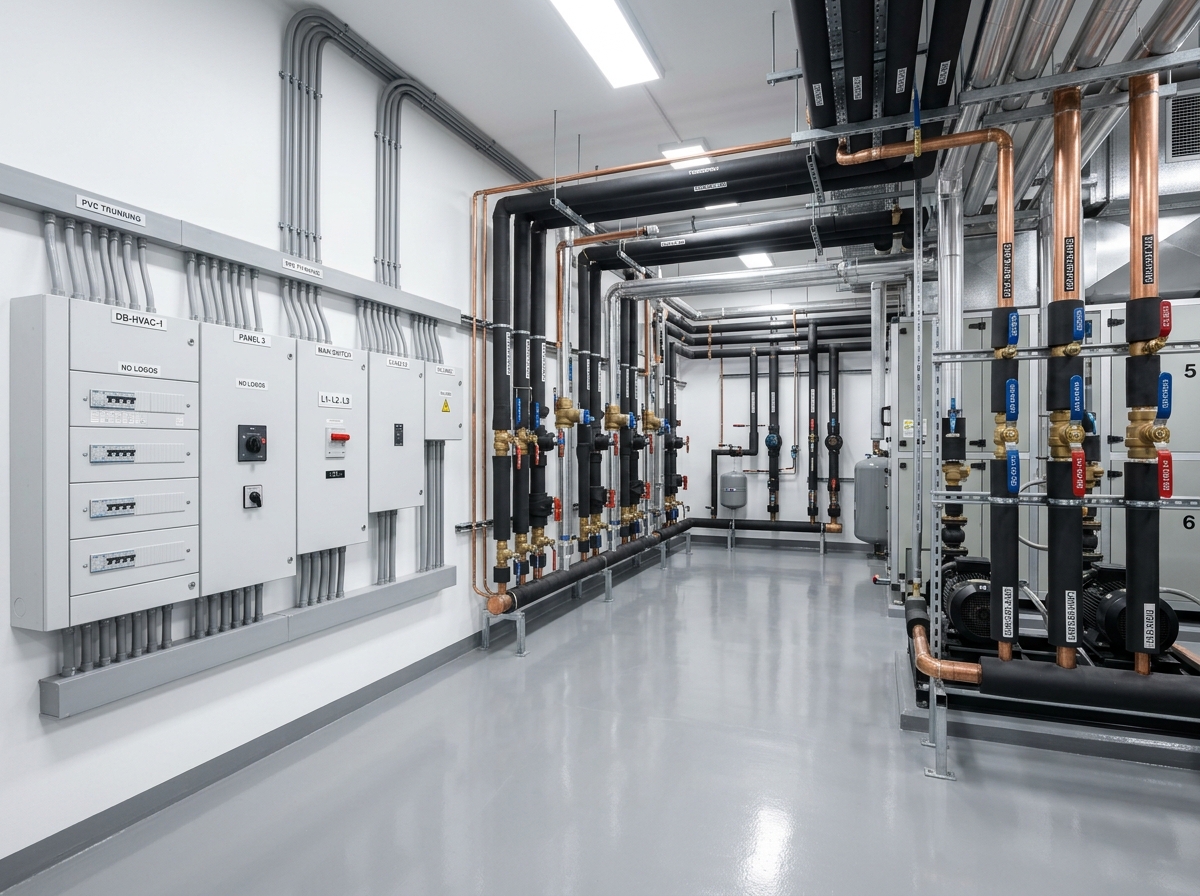 Instalaciones críticas de climatización VRF y cuadros técnicos
